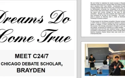Meet Brayden, C24/7 Debate Scholar